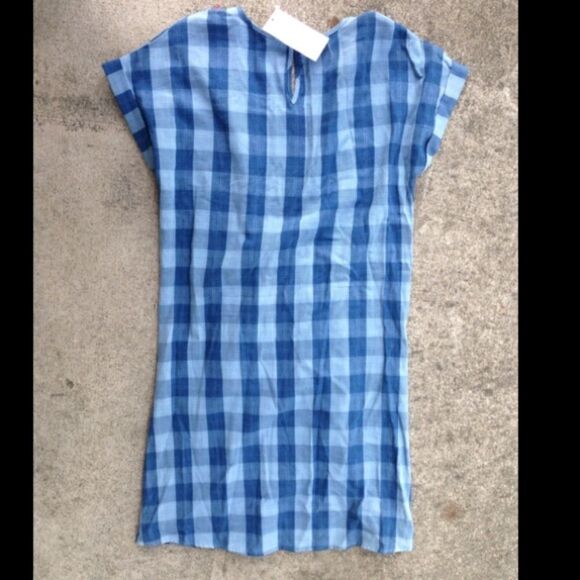 NWT Stevie Hender Manhattan Plaid dress. Medium - Picture 4 of 6